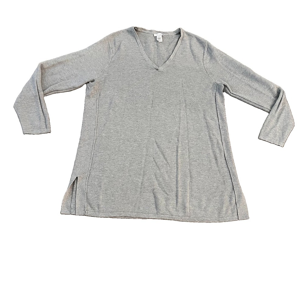 J Jill Women's Tunic Top XL Tall Waffle Knit